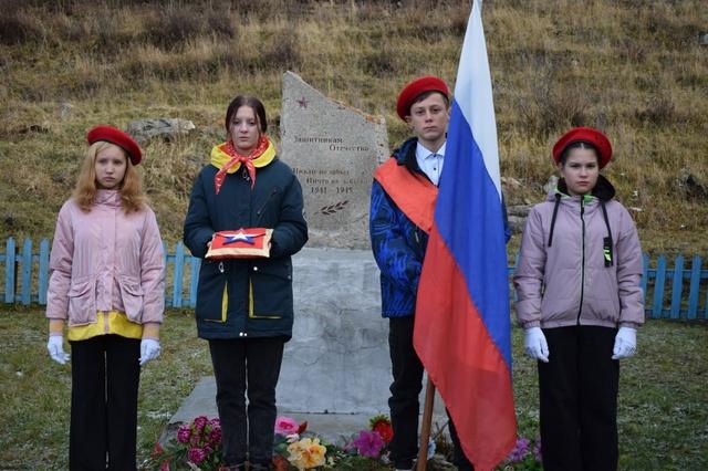 Акции «Звезда на дом погибшего героя» с. Майорка.